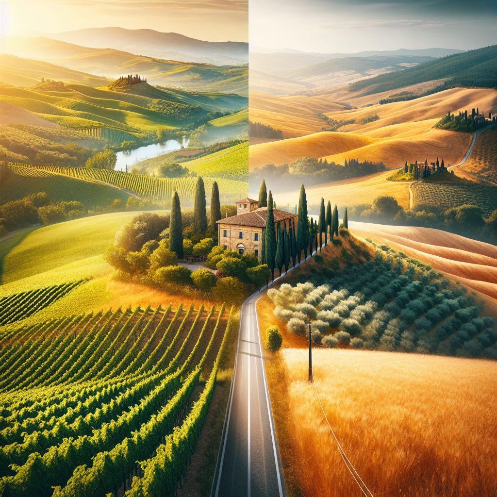 Chianti or Val d’Orcia, which the best