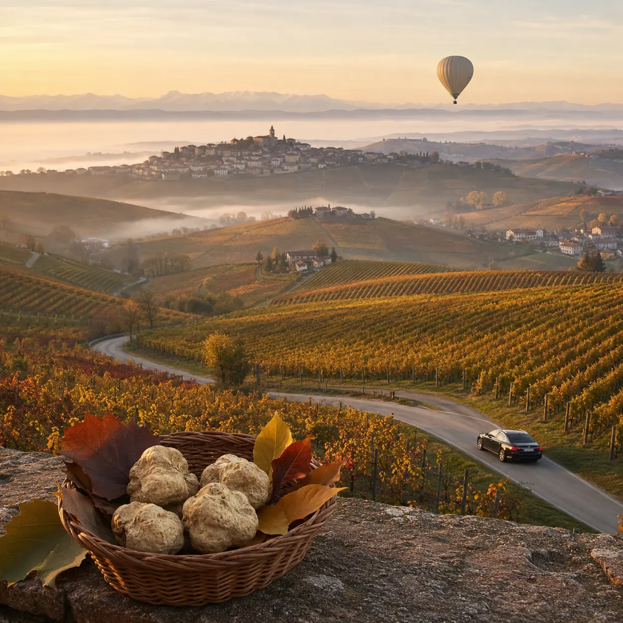Truffles, Vineyards, and Vistas- Crafting the Ultimate High-End Autumn Retreat in Piedmont